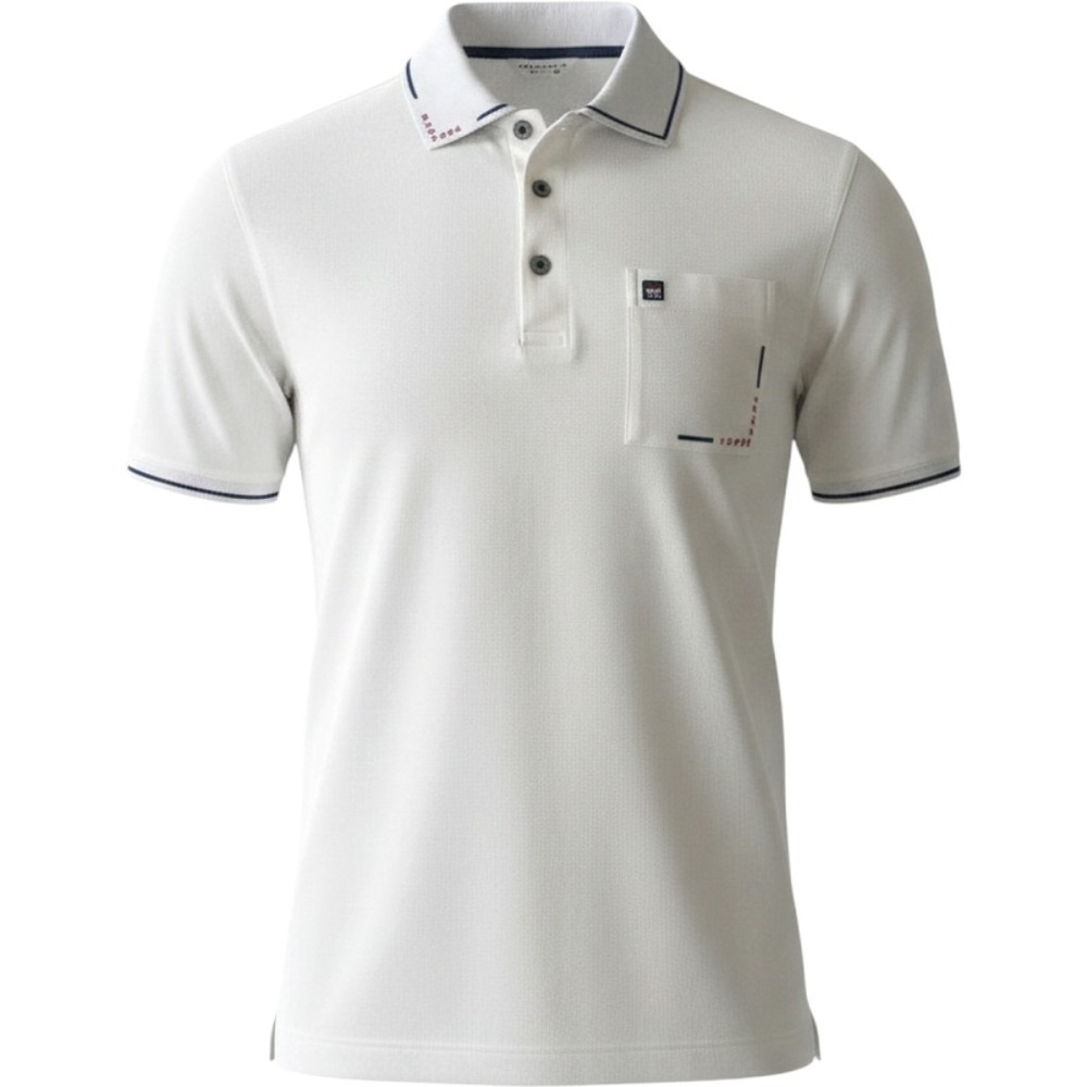 Masters Augusta National Golf Tournament Polo Shirt Mens M White Pocket Logo